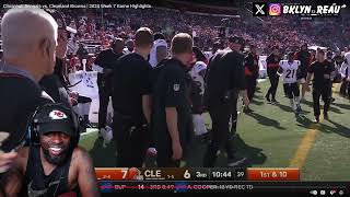 CHIEFS FAN REACTS TO!! Cincinnati Bengals vs. Cleveland Browns | Game Highlights!