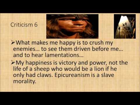Criticisms of Epicurus; Meaning of Life Epicurus Part 3 of 3