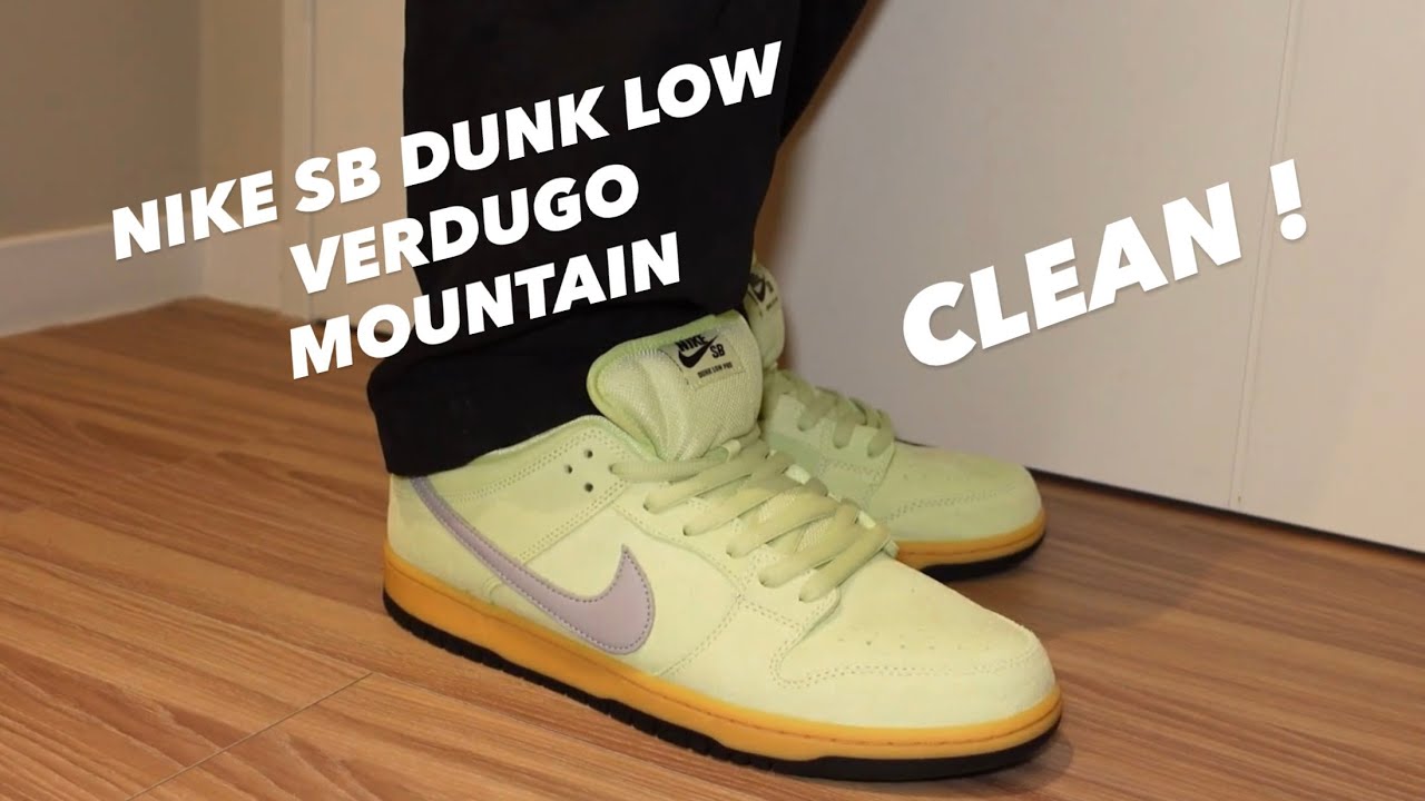 NIKE SB DUNK LOW VERDUGO MOUNTAIN SHOE REVIEW ON FOOT! VERY CLEAN