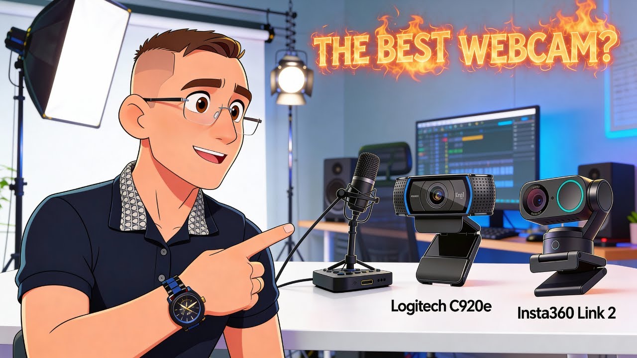 Insta360 Link 2  vs Logitech C920e (UNBOXING + FULL REVIEW)