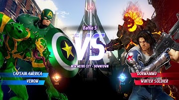 MARVEL VS. CAPCOM: INFINITE Captain America,Venom Alt. Requested Gameplay In Arcade Mode