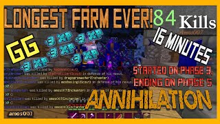 Minecraft Annihilation longest farm EVER!