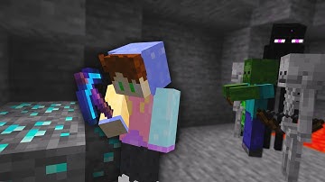 Minecraft but mobs TELEPORT to me every minute