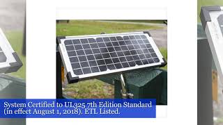 Ghost Controls TSS1XP Heavy-Duty Solar Single Automatic Gate Opener Kit