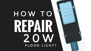20W OLD FLOOD LIGHT REPAIRED | LED DRIVER | AC/DC | NJV V62