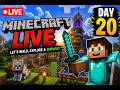 Minecraft Day 20 LIVE 🔴 New Farms + Adventure! #minecraft