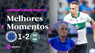Cruzeiro 1X2 Coritiba - Melhores Momentos - Brasileirão 2026