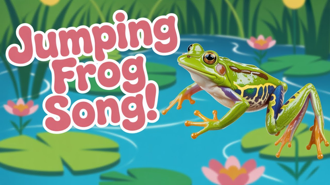 The Jumping Frog - Fun Nursery Rhyme | Songs for Kids Up to 4 Years ...