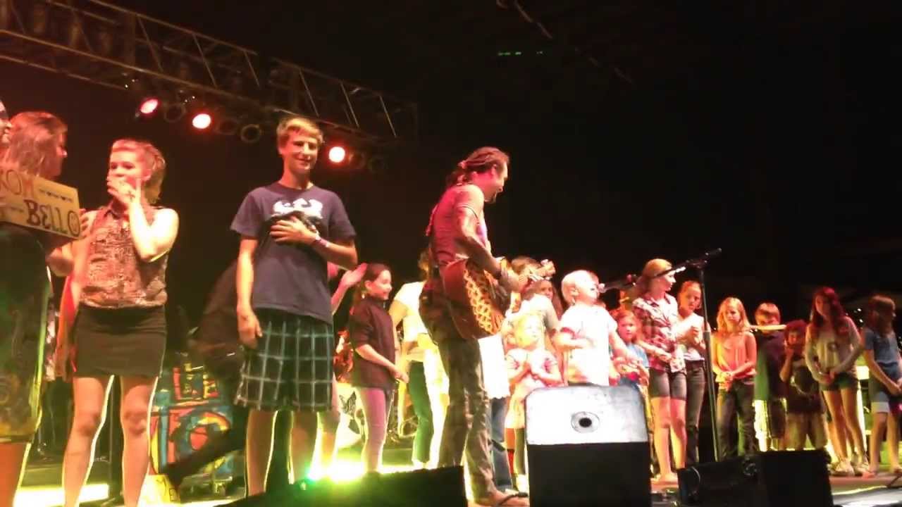 Michael Franti Kansas City Crossroadskc with Sam Daniels and the kids