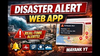 Disaster Alert Web App 🚨 | Real-Time Alerts, Maps & Emergency Safety | Hackathon Project screenshot 1