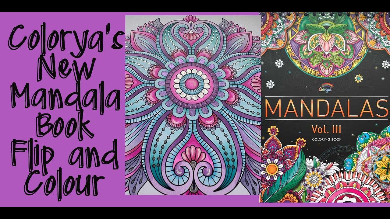 Flip through of Colorya's New Adult Colouring Book, Colouring