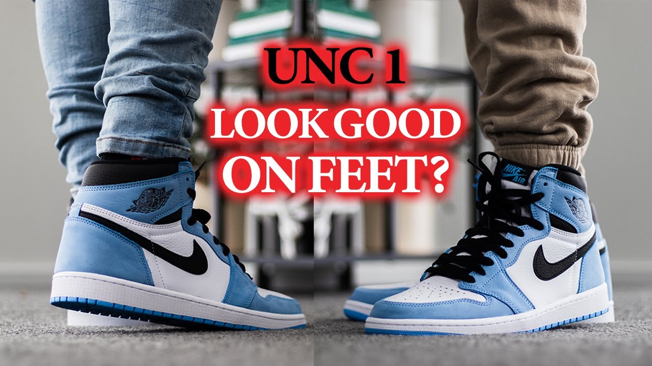 Air Jordan 1 University Blue On Feet Do They Look Good Youtube
