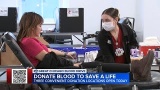 ABC7 Great Chicago Blood Drive: Walk-in donors welcome, encouraged at several locations across area
