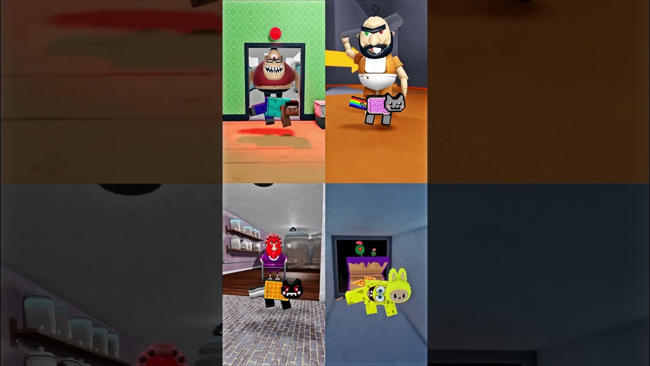 Nyan Cat and Tac Cat troll bosses 🌈😘