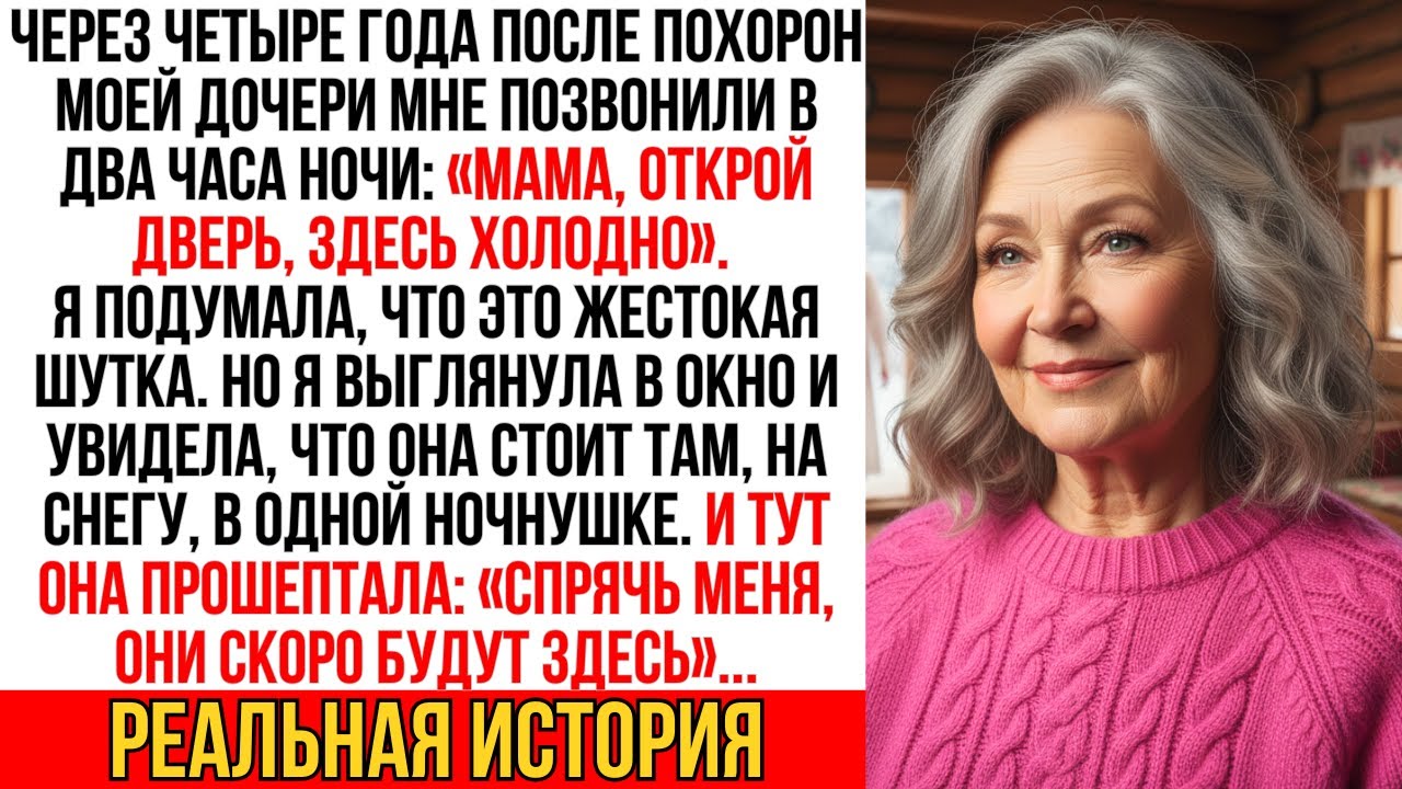 Моя дочь, которую мы похоронили 4 года назад, позвонила в 2 часа ночи 