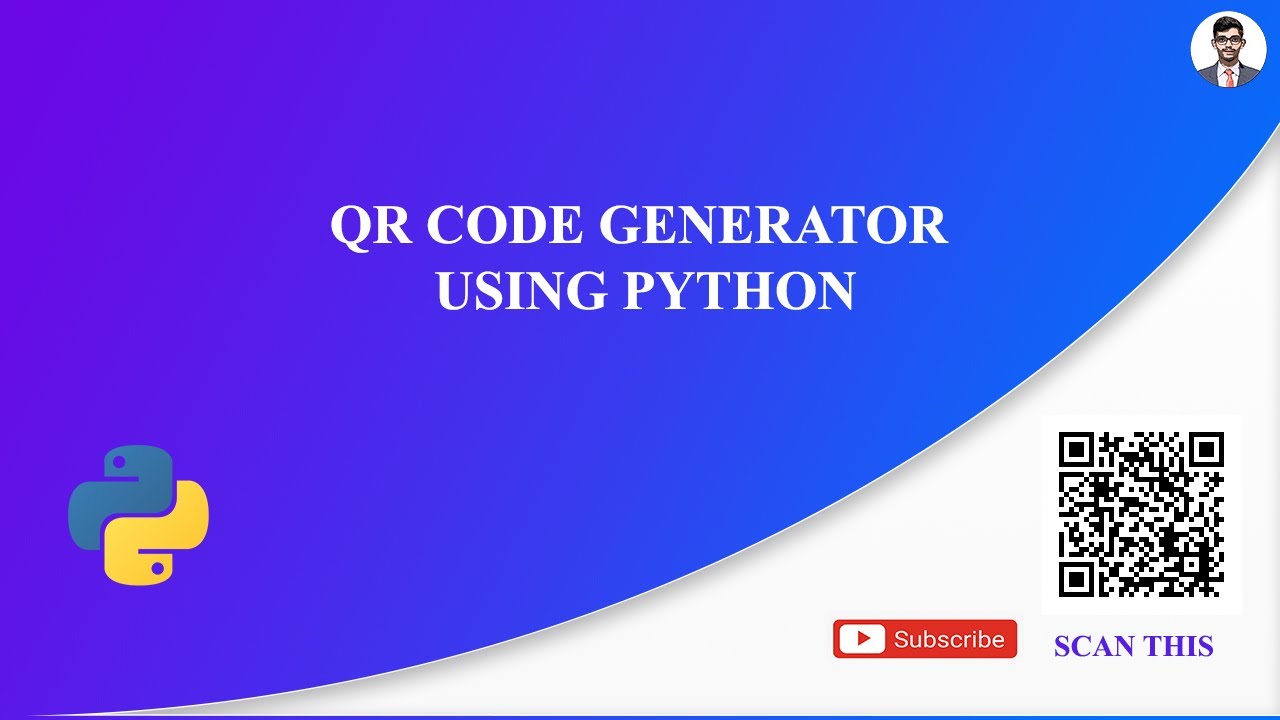 Python Tutorial - Generator Your OWN QR Code in seconds - YouTube