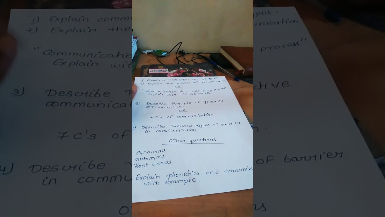 important question of English from communication (btech 1st year) #civilengineering #engineering