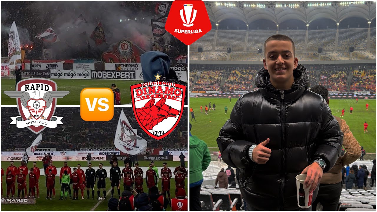 Erste Reihe beim Bukarest Derby🇷🇴|Eskalation🧨💥| Rapid Bukarest vs. Dinamo Bukarest⚽️🔥|Stadionvlog🏟️📸