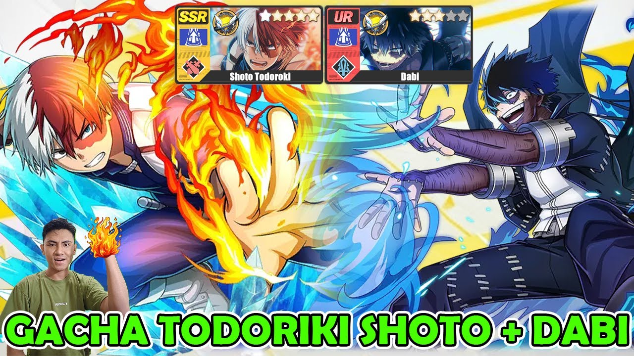 PARTY GACHA SEMUA BANNER EVENT! UPGRADE TODOROKI SHOTO DAN DABI LIMITED FULL SET - MY HERO ACADEMIA