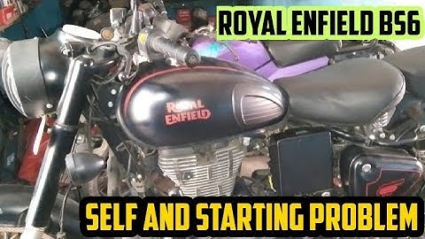 Royal Enfield Bs6 Self and Starting Problem #shorts #shad #youtube #इंजन #shade