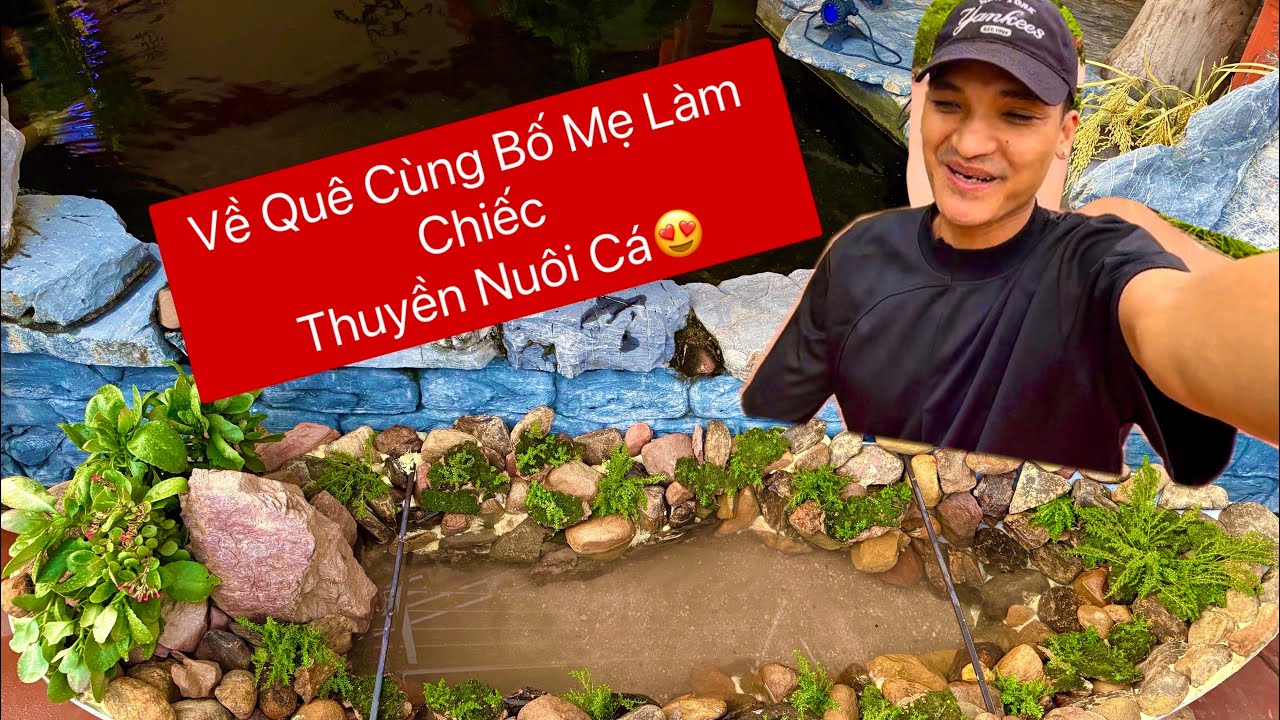 Về Quê và 2 Ngày 1 Đêm Cùng Bố Mẹ Làm Chiếc Thuyền Nuôi Cá | Kỷ Niệm Gia Đình | Mạc Văn Khoa 