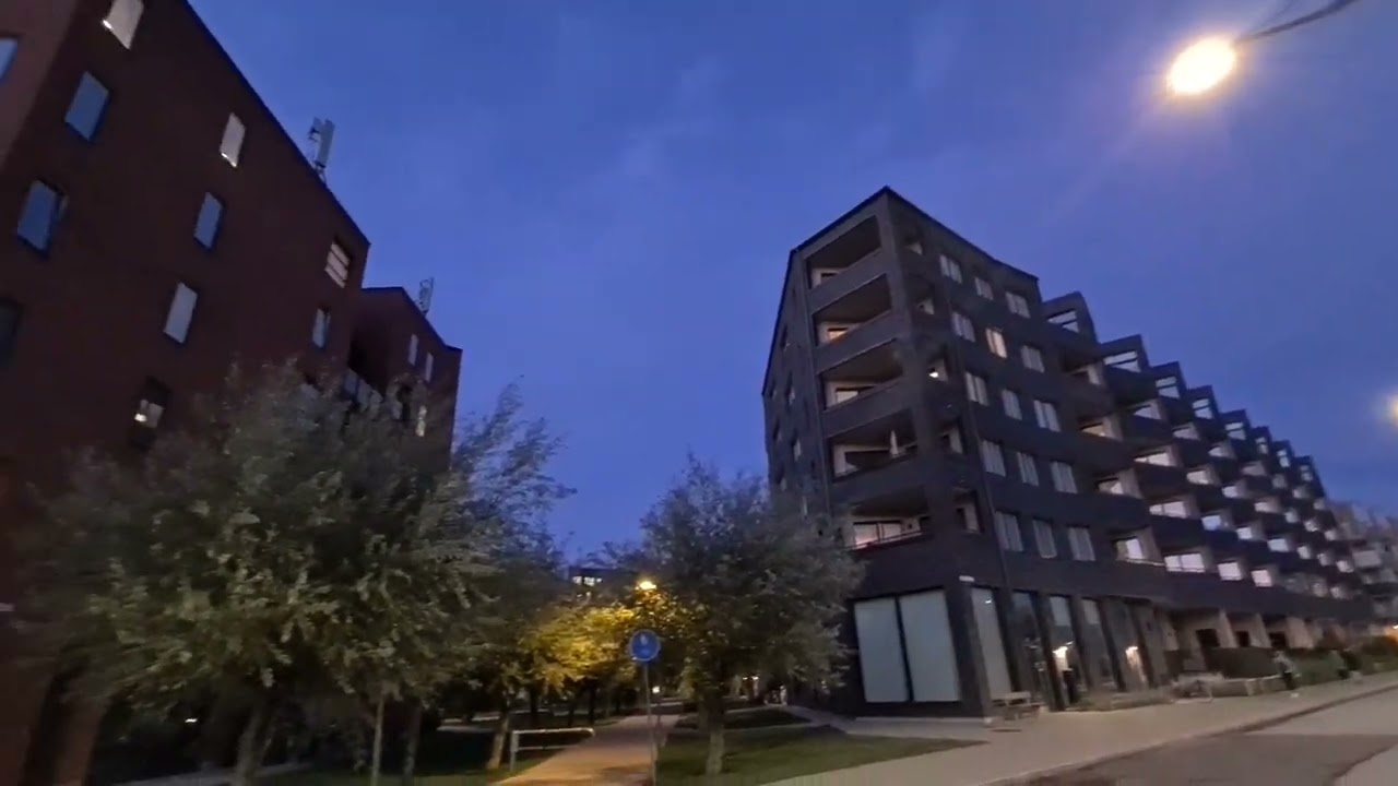 Malmö Hyllie 🇸🇪 walking at night