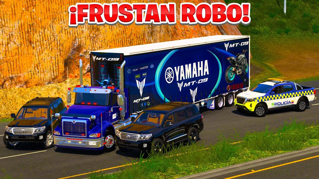 ¡IMPACTANTE ROBO AL CAMIÓN CARGADO DE YAMAHA MT 09! | American Truck Simulator