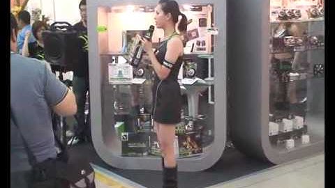 Computex 09 : babe de chez Inno 3D