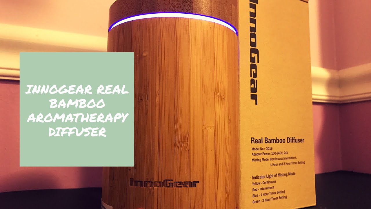 INNOGEAR Real Bamboo Aromatherapy Diffuser