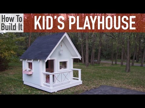 How To Build A Kid S Playhouse Youtube
