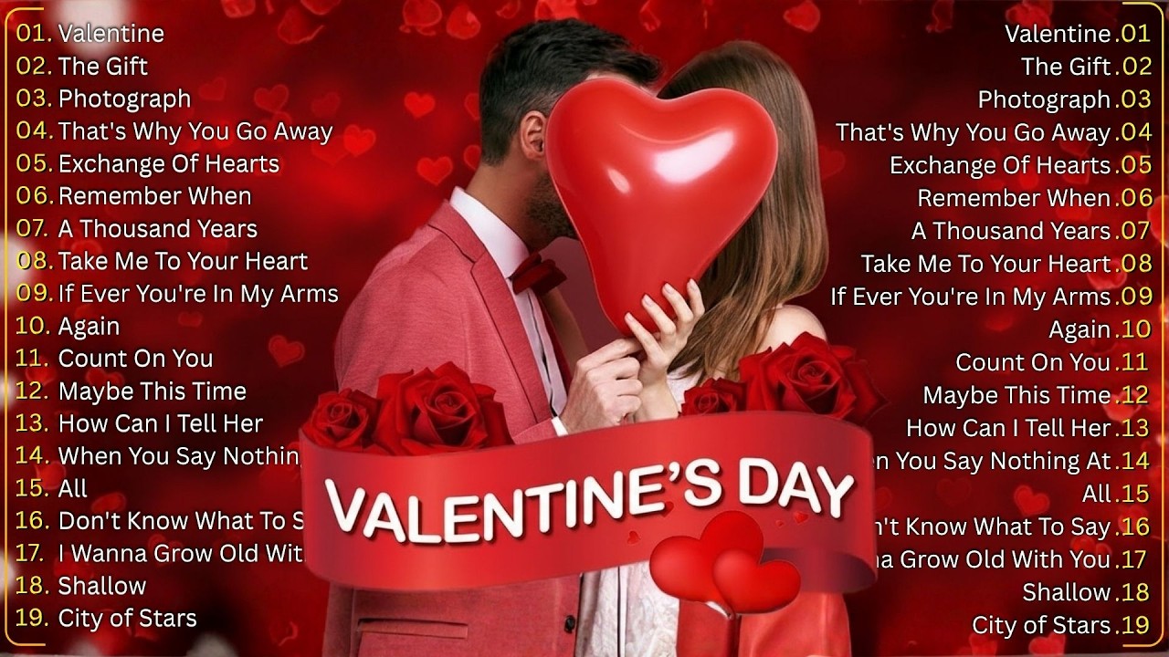 VALENTINE Love Songs 2026 💘🌹Valentine’s Day Romantic Playlist || Your Feb 14 Playlist Starts Now