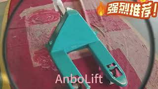 👉 Short Fork Custom Pallet Truck | Flexible & Easy Handling