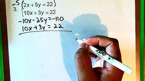 systems of linear equations by Multiplying First