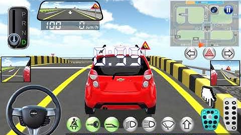 How to done hill in 3d driving class in course test