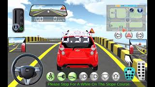 How to done hill in 3d driving class in course test screenshot 3