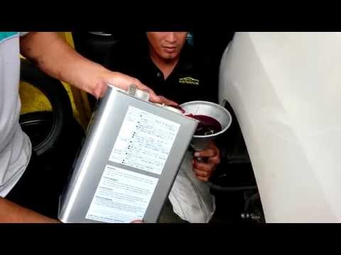 Toyota Vellfire Change Gear Oil