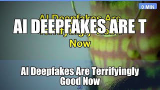 AI Deepfakes Are Terrifyingly Good Now #Shorts
