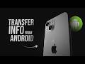 How to Transfer Information from Android to iPhone (tutorial)