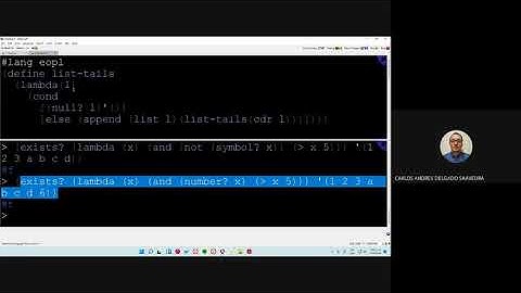 FLP Clase 3b Ejercicios racket I