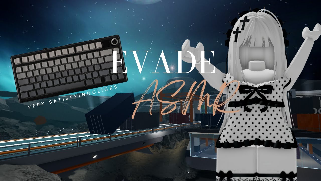 Evade Keyboard ASMR — Ultimate Clicky Escape (No Talking)