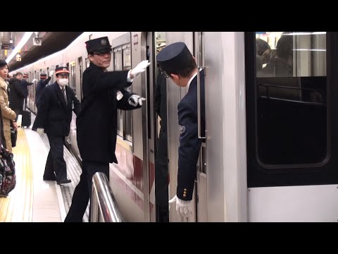 【過密】【混雑】朝ラッシュの大阪市営地下鉄御堂筋線 なんば駅 2 Japan Morning Rush Hour Osaka City Subway Midosuji Line Namba S