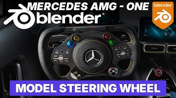 How to Model Steering Wheel in Blender - Topology Tutorial