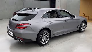 2022 GENESIS G70 Shooting Brake 2.0T 'Bond Silver' EXTERIOR/INTERIOR Walkaround in 4K