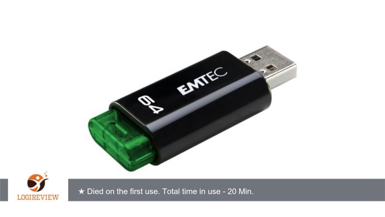 EMTEC Click USB 2.0 Flash Drive, 64 GB | Review/Test