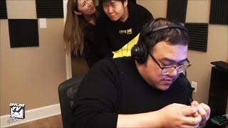valkyrae helps sykkuno | scuffed bob ross | offlinetv & friends