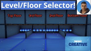 How to make a Level/Floor Selector For Zone Wars Maps in FORTNITE CREATIVE (Tutorial)