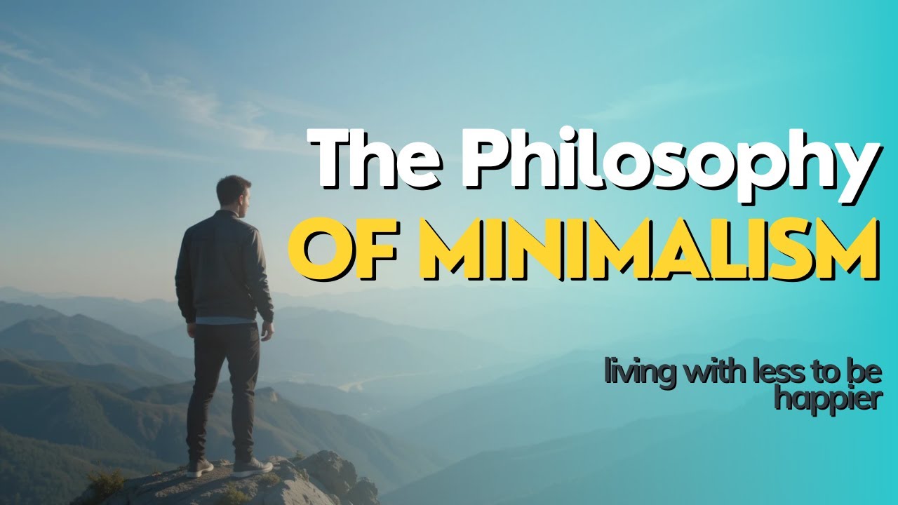 The Philosophy Of Minimalism: living with less to be happier - YouTube