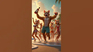 قطط ترقص على انغام شعبي Cat Catcute Catlover Ai Catshorts Catvideo Ray Chebimranofficiel 1 