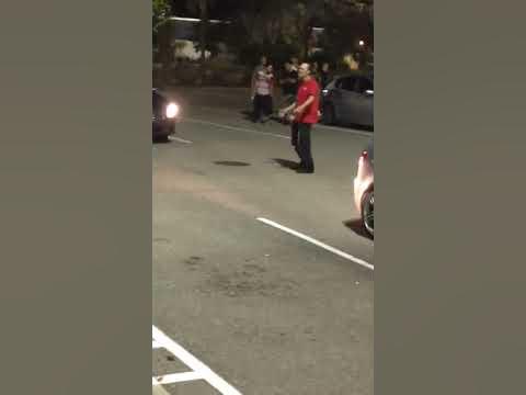Crazy Crackhead at Car Meet - YouTube