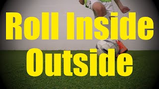 Roll Inside Outside - Static Ball Control Drills - Soccer (Football) Coerver Training for U10-U11